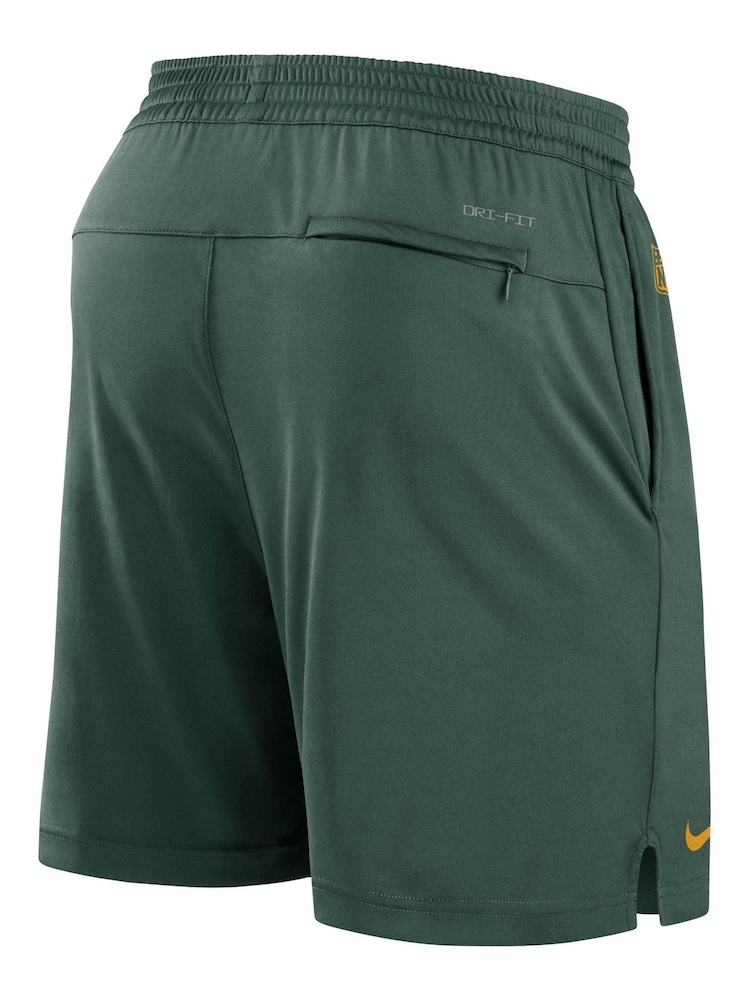 Fanatics Green NFL Bay Packers Dri-FIT Knit Shorts - Image 3 of 3