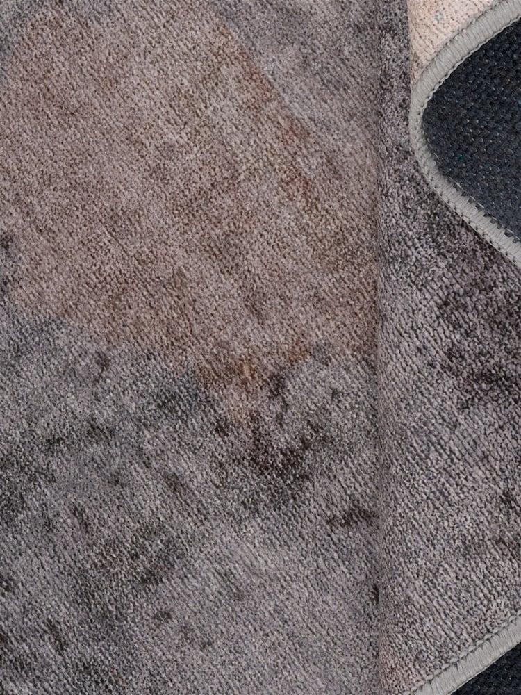 kukoon Grey Washable Soft Dara Abstract Area Runner - Image 2 of 6 kukoon Grey Washable Soft Dara Abstract Area Runner - Image 2 of 6