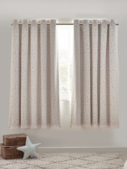 Natural Terrazzo Eyelet Blackout Curtains - Image 1 of 7
