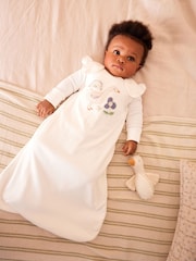 White Duck Applique 1 Tog  Baby 100% Cotton Sleep Bag - Image 3 of 11