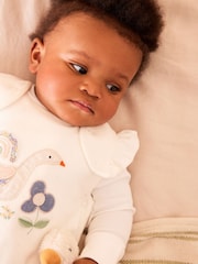 White Duck Applique 1 Tog  Baby 100% Cotton Sleep Bag - Image 4 of 11