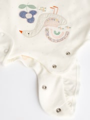 White Duck Applique 1 Tog  Baby 100% Cotton Sleep Bag - Image 9 of 11
