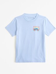 Abercrombie & Fitch Blue Hawaii Back Print T-Shirt - Image 1 of 1