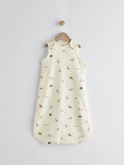 Beige Mini Unicorn 1 Tog  Baby 100% Cotton Sleep Bag - Image 1 of 13