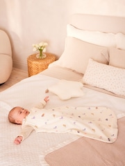 Beige Mini Unicorn 1 Tog  Baby 100% Cotton Sleep Bag - Image 10 of 13