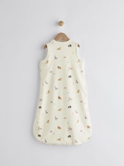 Beige Mini Unicorn 1 Tog  Baby 100% Cotton Sleep Bag - Image 2 of 13