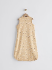 Ochre Yellow Daisy 1 Tog  Baby 100% Cotton Sleep Bag - Image 2 of 11