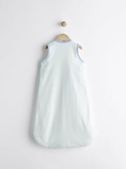 Blue White Stripe Whale 1 Tog  Baby 100% Cotton Sleep Bag - Image 2 of 8