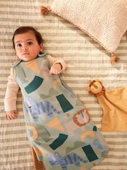 Green Safari Baby 1 Tog 100% Cotton Sleep Bag - Image 3 of 11