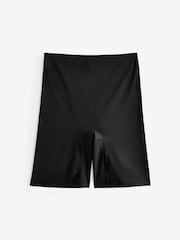 Black Thigh Smoother Short Shaping Tummy Control Premium Cotton Blend Knickers - Image 5 of 5