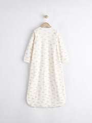 Grey Cloud Print 1 Tog  Baby 100% Cotton Sleep Bag - Image 2 of 8