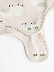 Beige Sheep 1 Tog  Baby 100% Cotton Sleep Bag - Image 7 of 8