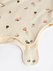 Beige Fruit Print 1 Tog  Baby 100% Cotton Sleep Bag - Image 11 of 11