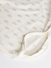 Grey Cloud Print Baby 0.5 Tog 100% Cotton Sleep Bag - Image 7 of 8