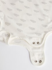 Grey Cloud Print Baby 0.5 Tog 100% Cotton Sleep Bag - Image 8 of 8