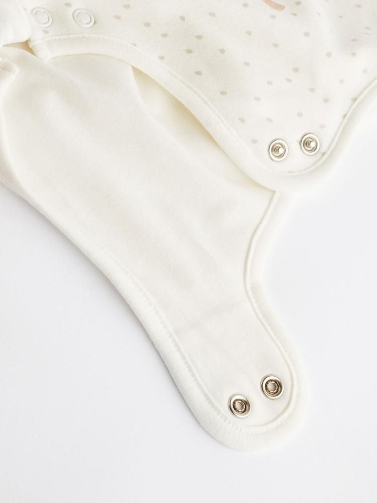 White New Here 1 Tog  Baby 100% Cotton Sleep Bag - Image 8 of 8