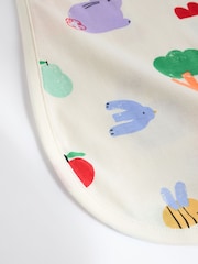 Beige Animals 0.5 Tog Baby 100% Cotton Sleep Bag - Image 9 of 9