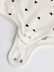 Black White Shape 1 Tog  Baby 100% Cotton Sleep Bag - Image 8 of 10