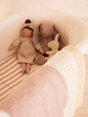 Natural Floral Baby 100% Cotton Waffle & Muslin Blanket - Image 2 of 8