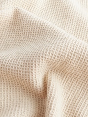 Natural Floral Baby 100% Cotton Waffle & Muslin Blanket - Image 5 of 8