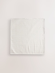 Natural Floral Baby 100% Cotton Waffle & Muslin Blanket - Image 7 of 8