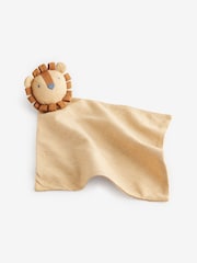 Mustard Yellow Lion Baby Comforter - Image 1 of 6