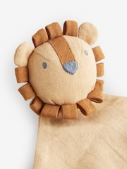 Mustard Yellow Lion Baby Comforter - Image 2 of 6