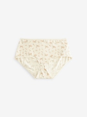 Green/Pink Midi Cotton Rich Knickers 4 Pack - Image 7 of 8