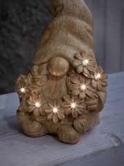 Natural Set of 2 Solar Outdoor Light Up Gonks - Image 2 of 7