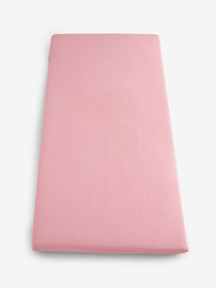 2 Упаковка младенец 100% хлопок муслин Fitted Sheets - Изображение 11 из 11 2 Упаковка младенец 100% хлопок муслин Fitted Sheets - Изображение 11 из 11