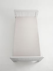 2 Pack Grey/White Speckle 100% Cotton Jersey Baby Fitted Sheets - Image 5 of 6