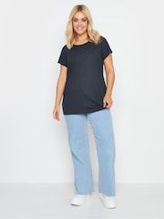 Yours Curve Pink Core Basic T-Shirt 3 Pack - Image 5 of 7