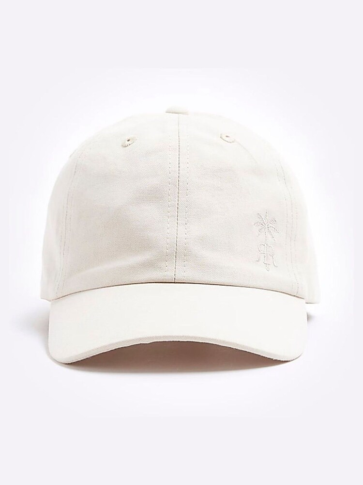 River Island Cream Boys Embossed 100% Cotton Cap - Image 2 of 4