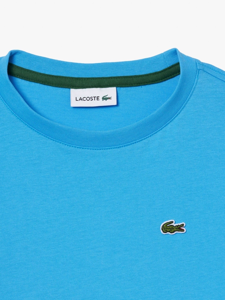 Lacoste 100% Cotton Plain Jersey T-Shirt - Image 3 of 7