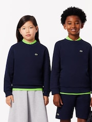Lacoste Blue Fleece Sweatshirt - Image 1 of 7