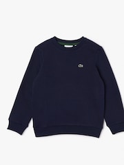Lacoste Blue Fleece Sweatshirt - Image 5 of 7