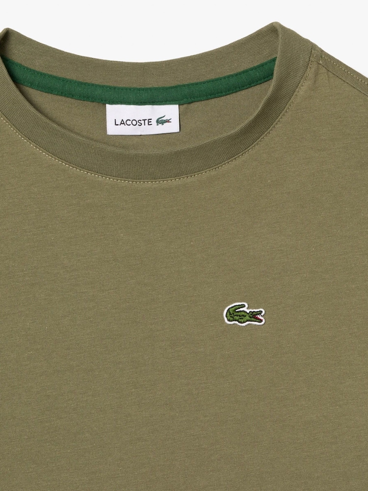 Lacoste Plain Jersey T-Shirt - Image 3 of 7