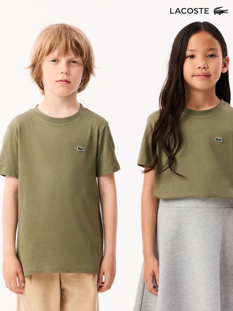 Lacoste Plain Jersey T-Shirt - Image 9 of 9 Lacoste Plain Jersey T-Shirt - Image 9 of 9