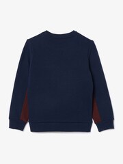 Lacoste Blue Colour Block Sweatshirt - Image 2 of 4