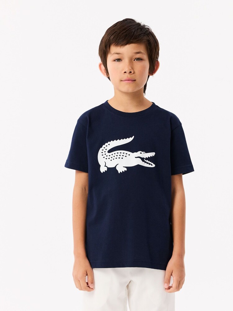 Lacoste Core Performance White T-Shirt - Image 1 of 8 Lacoste Core Performance White T-Shirt - Image 1 of 8