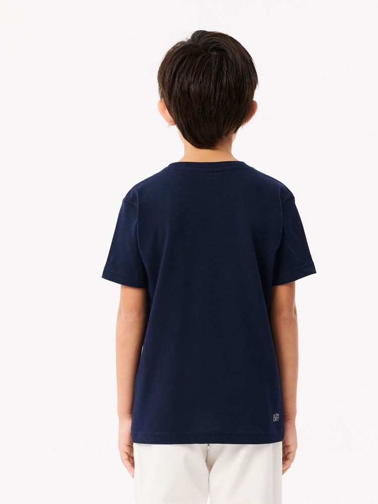 Lacoste Core Performance White T-Shirt - Image 2 of 8 Lacoste Core Performance White T-Shirt - Image 2 of 8