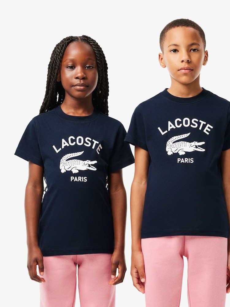 Lacoste Signature Print T-Shirt - Image 1 of 7