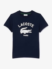 Lacoste Signature Print T-Shirt - Image 5 of 7