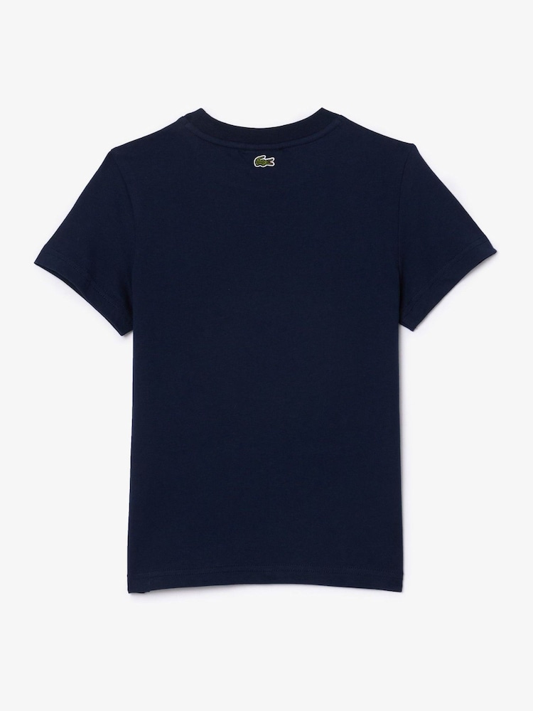 Lacoste Signature Print T-Shirt - Image 6 of 7