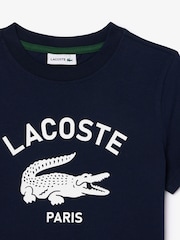 Lacoste Signature Print T-Shirt - Image 7 of 7