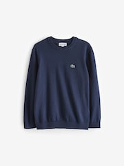 Lacoste Blue Merino Blend Jumper - Image 1 of 5