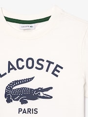 Lacoste Signature Print T-Shirt - Image 3 of 7