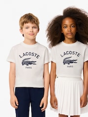 Lacoste Signature Print T-Shirt - Image 4 of 7