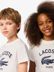 Lacoste Signature Print T-Shirt - Image 7 of 7