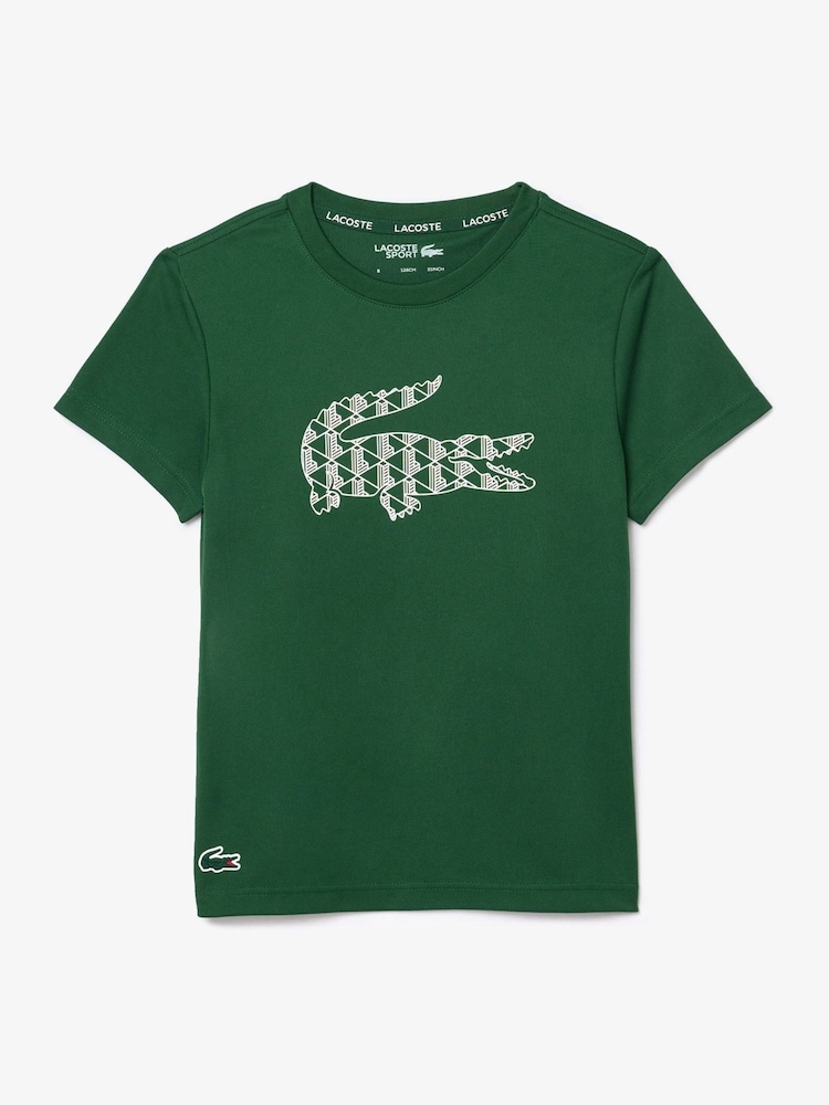 Lacoste Green Pique Ultra Dry T-Shirt - Image 1 of 5